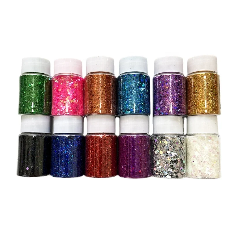 20ml Shimmer chunky glitter powder for nail face body  Christmas party decoration supplies