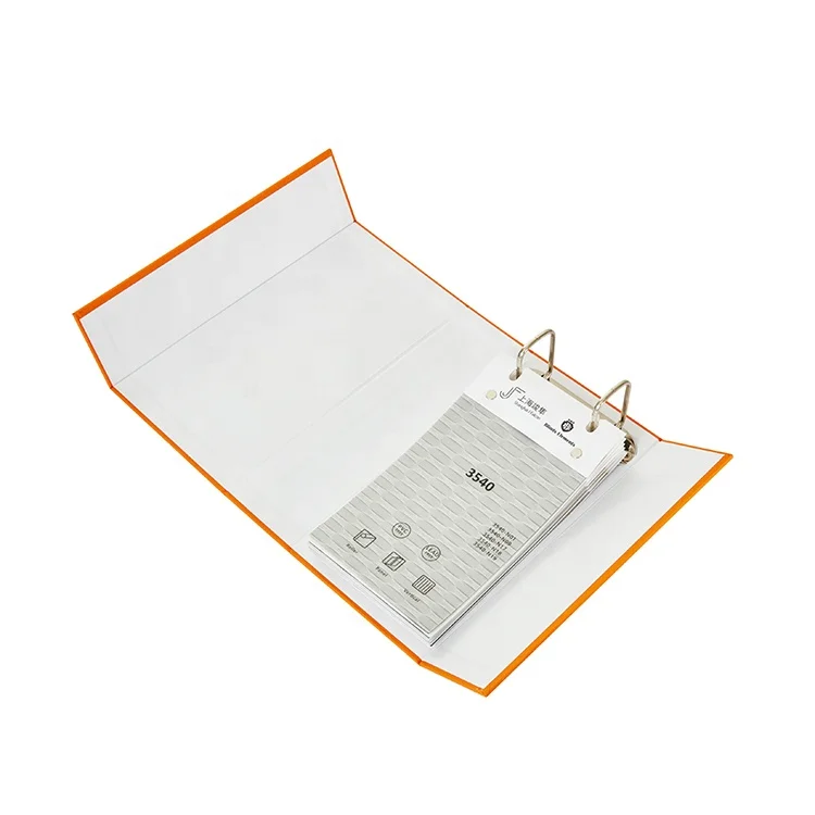 Display function folder style cloth wrapped fabric swatch sample book wallpaper swatches display