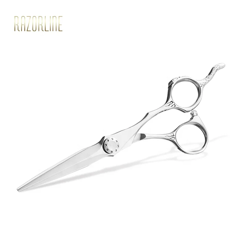 Unique Handle Design Cutting and Thinner Blade Super 440C Professional Hair Cutting Scissors Set