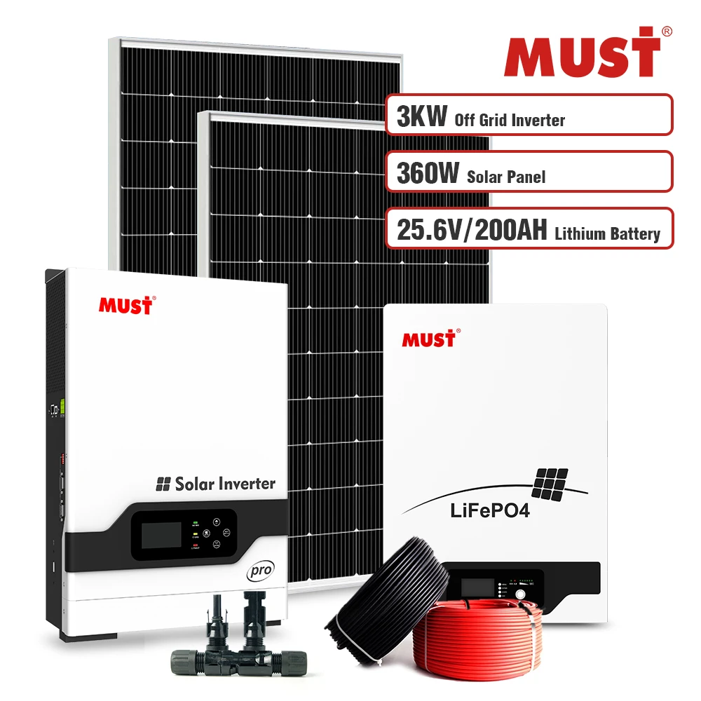 Must LP1600 24 В 100Ah 200Ah powerwall литиевые станции для хранения энергии 48 lifepo4 батарея
