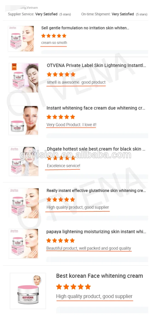 Best Korean Herbal Face Whitening Cream For Skin Lightening Anti Pigmentation With Aloe Vera