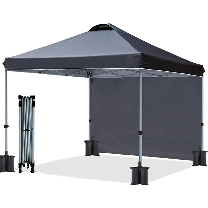 Custom 10X10 Canopy Tent With Logo Outdoor Gazebo And Tent Waterproof Shade Roof Canopy with Sidewall for Business Show Fan Meet