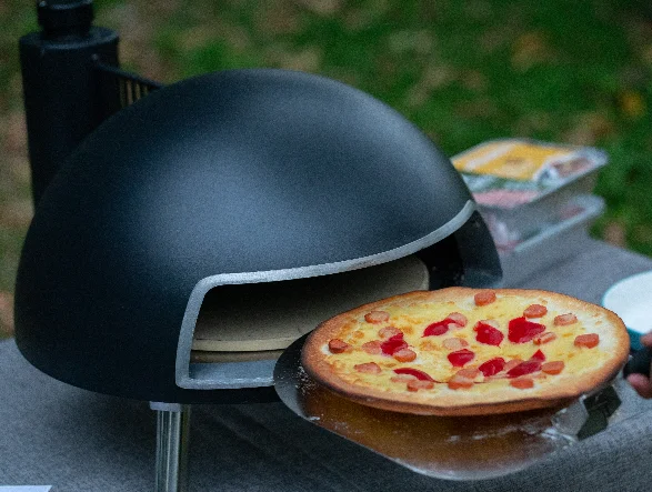 Wholesale Portable Gas LGP Pizza Oven 500 Degrees Butane Stainless Steel Oven Camping  Home Garden Grill Mini Pizza Oven