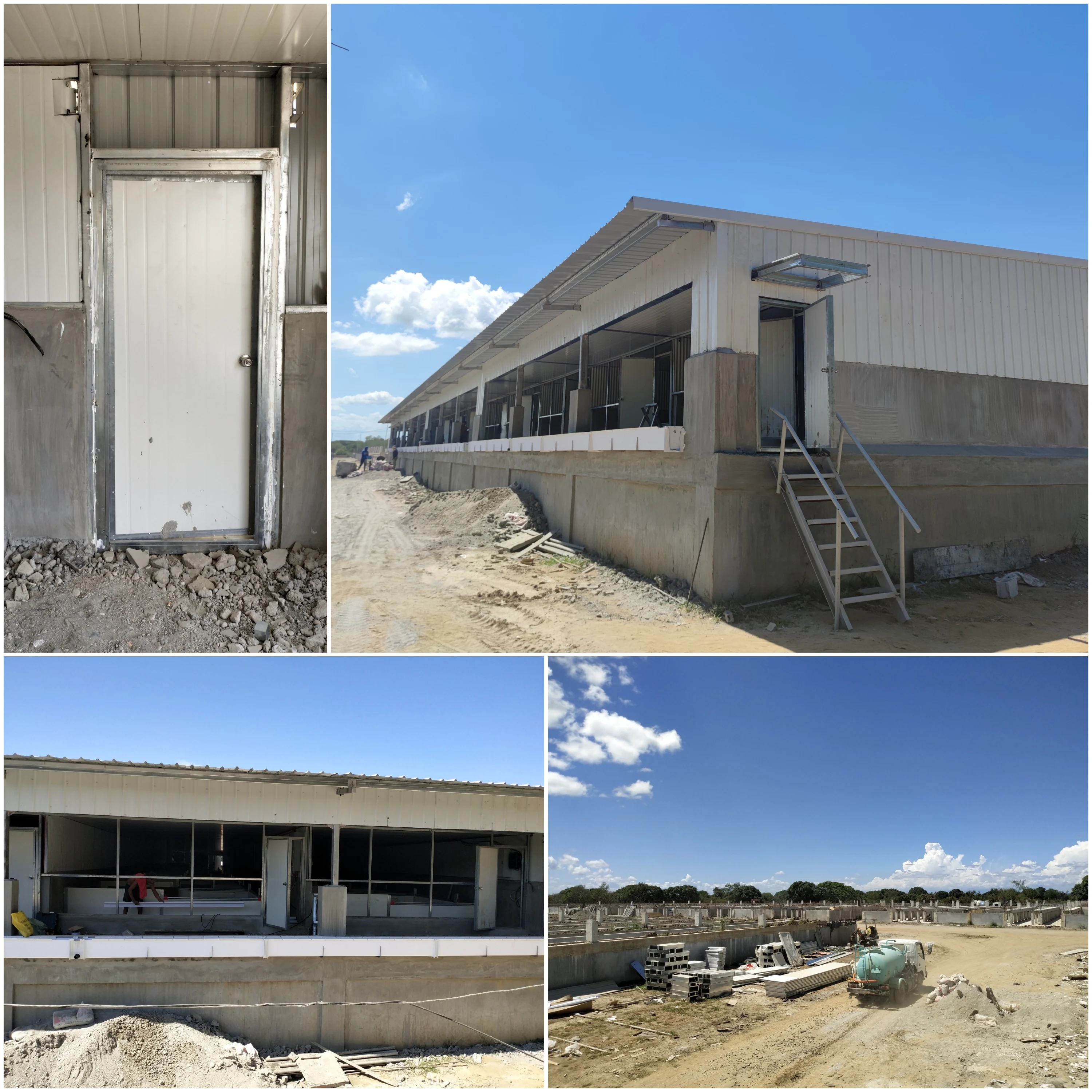 Light Steel Frame Sheds Pig Farm Equipment and Piggy Cage Sow House