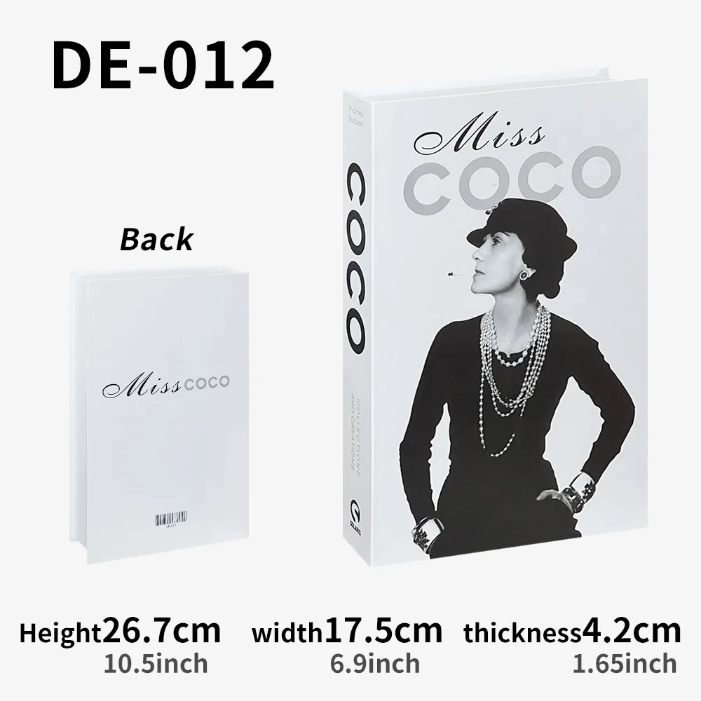 Fashion Magazine Fake Books for Decoration Storage Box book Luxury Decorative Home Decoration Simulation Books Ornaments