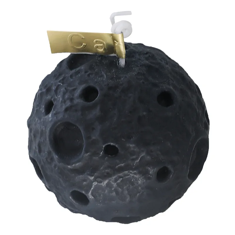 Moon Scented Creative Gift Candle Wholesale Mid-Autumn Festival Black Shape Fragrance Candle for Home Decoration Made of Soy Wax