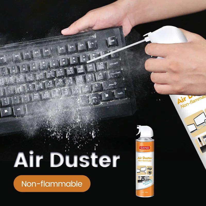 Sanvo Dust Remover R152a/R134a Air Duster&Compressed Gas Duster for Office Equipment