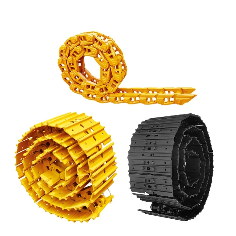 Excavator Undercarriage Spare Parts For Hitachi EX100-1/2/3/5 EX120 Track Chain With Shoe Group Excavator Track Link Assembly