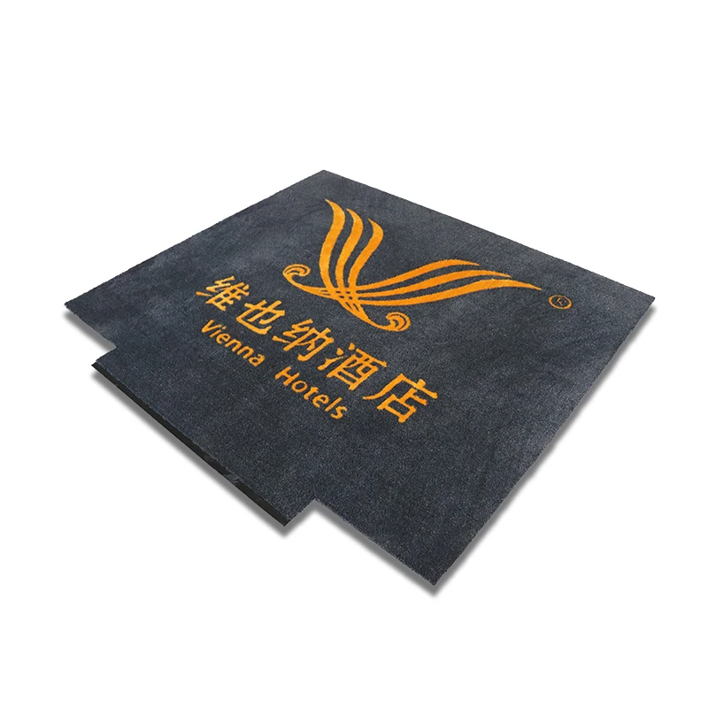 Waterproof Anti slip Red Outdoor PVC Flooring Roll Absorbent Carpet Cotton Door Entry Mat for home