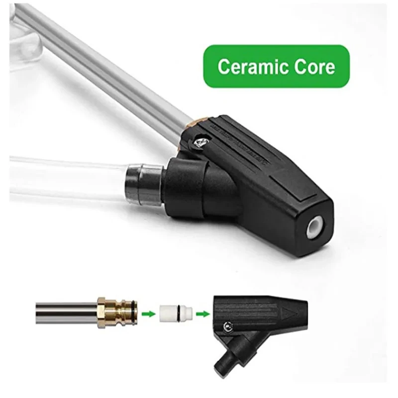 20pcs Sandblaster Ceramic Nozzles Replace Pressure Sand and Wet Blasting Gun Bosch Aquatak/Black Decker/Nilfisk Adapter