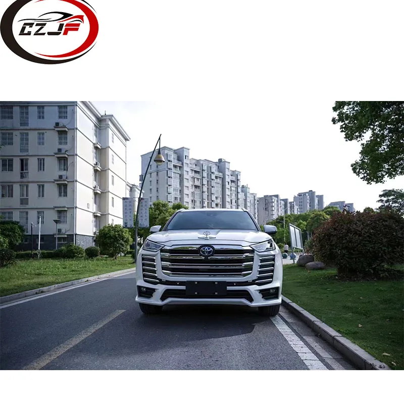 CZJF Good price for Toyota Highlander 2022 change to LC300 model auto body systems include front bumper with grille rear