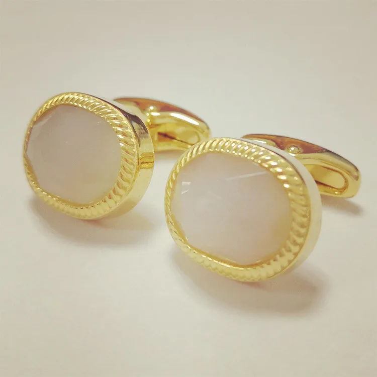 Factory wholesale jewelry gold men cufflinks