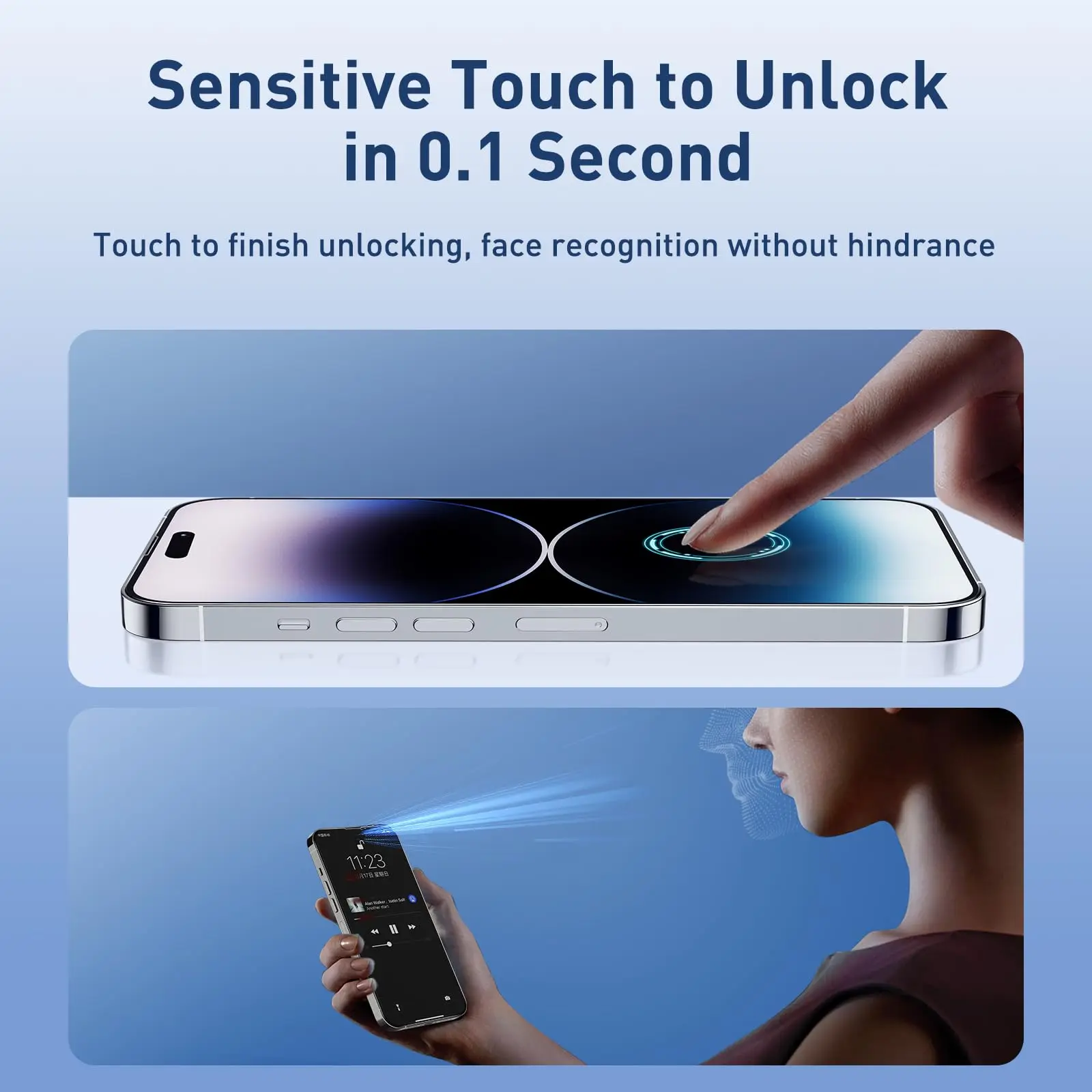 HYTO Eye Protection Mica Anti Blue Light 9H Curve Glass 11D Anti-blueray Tempered Glass Film Screen Protector for Xiaomi Huawei