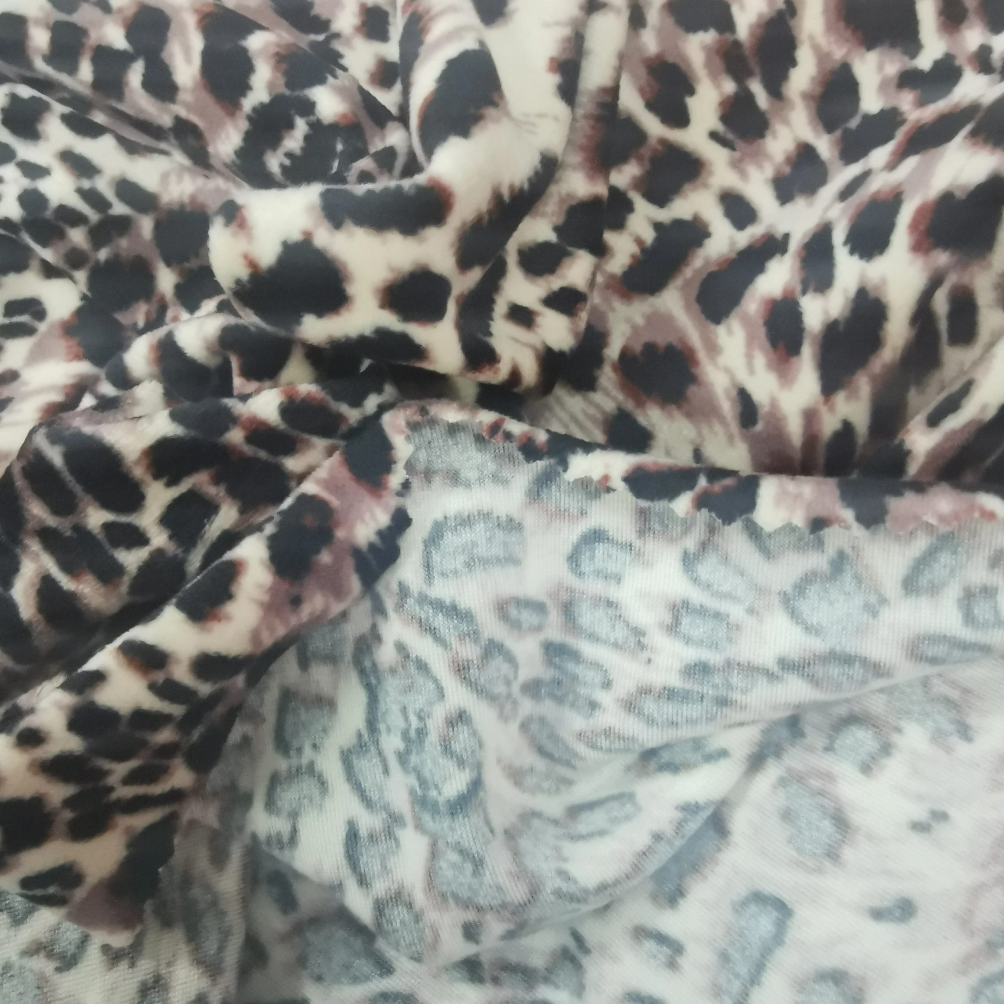 Велюровая фабрика с принтом 6% спандекс 94% полиэстер для