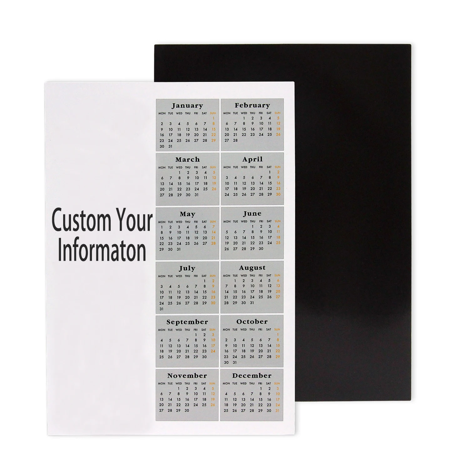 Wholesale Dry Erase White Board Magnetic Removable Reusable Whiteboard For Fridge