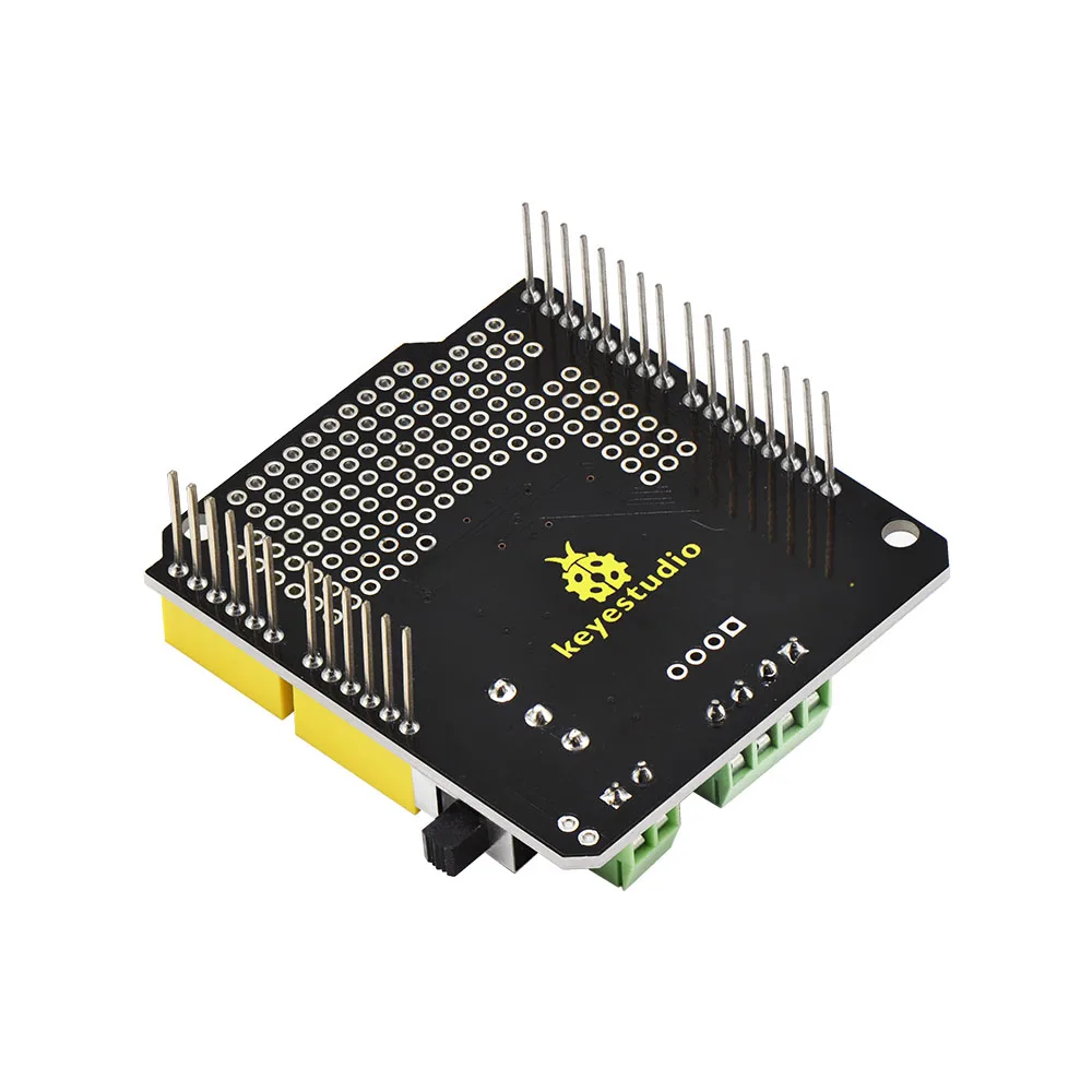 Экран Keyestudio L298P с модулем выключателя питания для Arduino