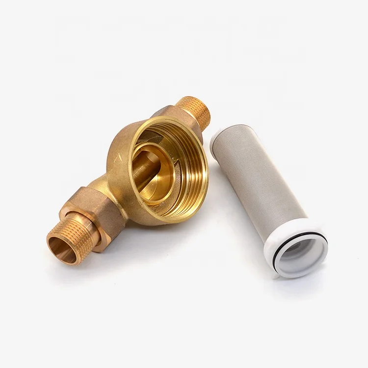 Whole House Water Treatment Filters Automatic Brass Water Pre Filter Washable Mesh Removing Sediment