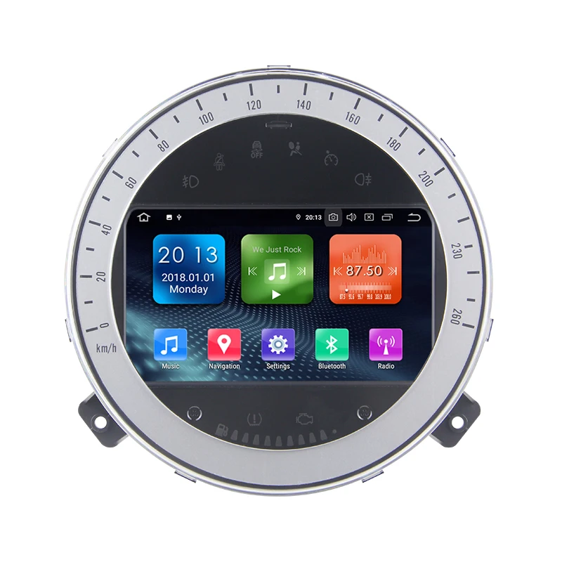 7inch  ANDROID 11 CAR DVD GPS NAVIGATION FOR BMW MINI COOPER 2006-2013