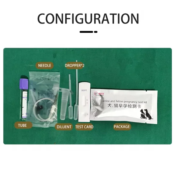 Rapid high quality pet veterinary product dog early pregnancy rapid test cassette