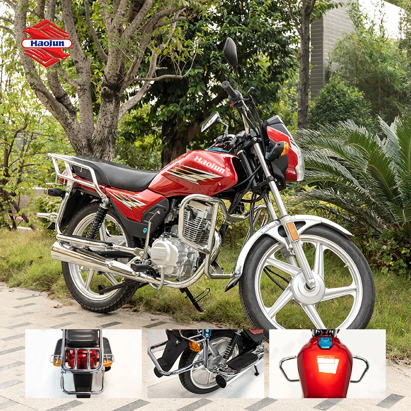 Hao Jun High quality fashion  gas motorcycle for adult Suitable for various road conditions200CC motorcycle bike  xi guan
