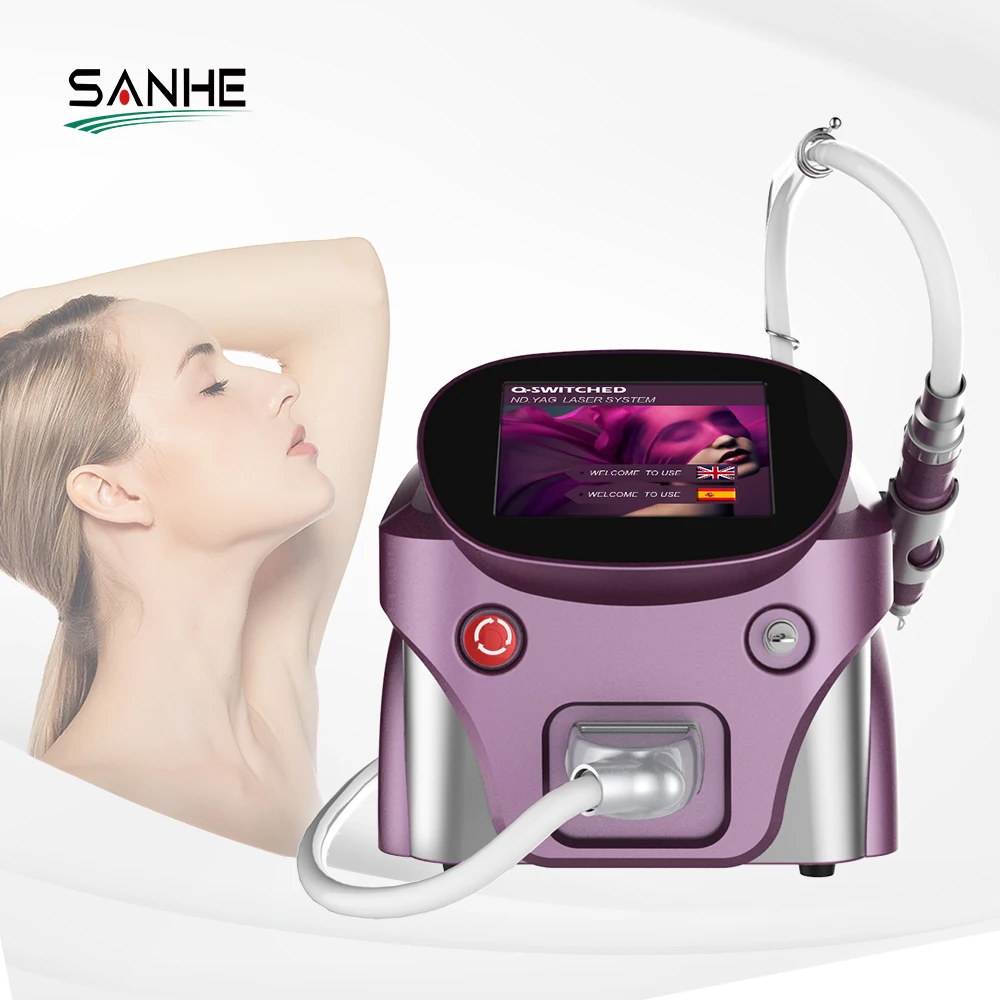 Portable Pico Laser Tattoo Removal Machine Low Price Picosecond Beauty Device for Sale ND YAG Laser