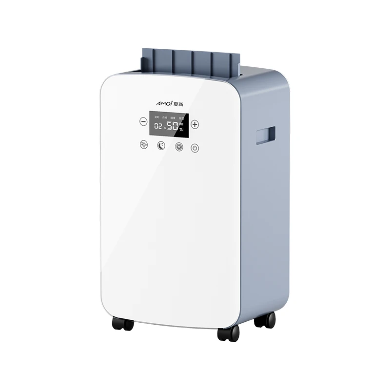 Portable Air Dehumidifier with purifier and  external drain connect