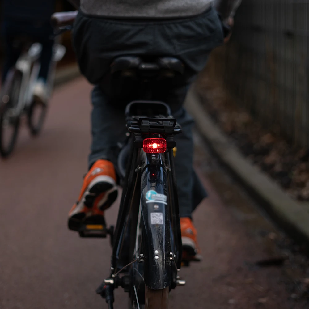 Factory direct Sate-lite cree ebike light ISO 6721-1 StVZO ECE R50 eletric bike rear light with  ISO 6721-2 StVZO Z reflector