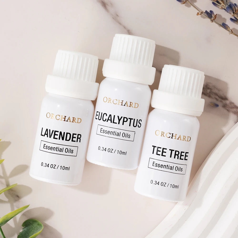 OEM/ODM Wholesale Pure Natural Aromatherapy Essential Oil Skin Massage Diffuser Eucalyptus/Tea Tree/Lavender Essential Oil Set