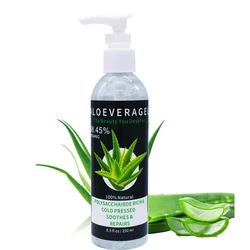 Face Sunburn Relief Natural Organic Aloe Vera Gel Eczema Dry Skin Hydration Aloe Vera Gel
