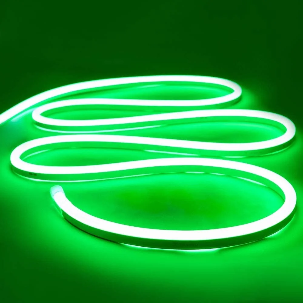 LED Neon Strip 12VDC 600 LEDs SMD2835 Waterproof Flexible Neon Strip Light For Christmas Tree Leaf Neon Sign