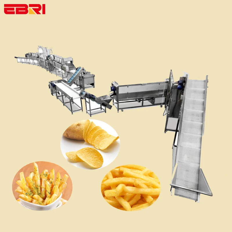 Manufacturers sale french fries production line frozen potato chips machine french fry making machine