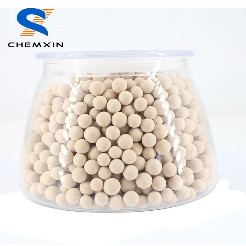 high quality sphere 4*8 mesh zeolite 5a molecular sieve desiccant beads for CH4 removal