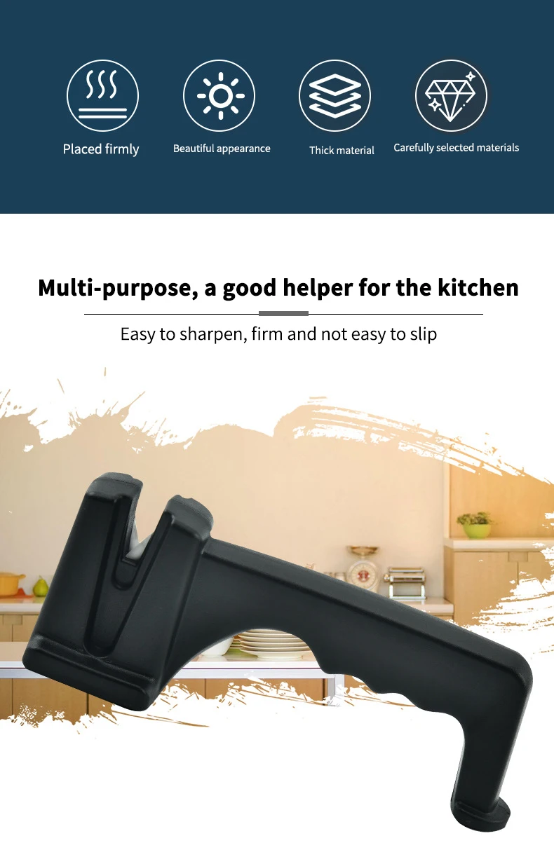 Multi-function Quick Knife Sharpen Tungsten Steel Handheld Knives Sharpener for Kitchen Knives Accessories Tools