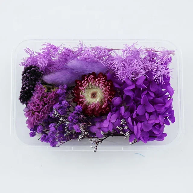 wholesale mixed pack pressed dried  flowers and dry plants petal for resin art candles jewelry craft rings