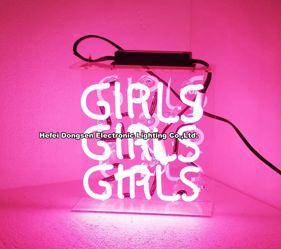 Girls Girls Girls Neon Sign