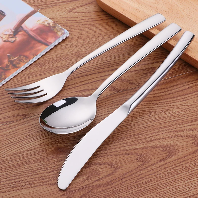 Buyerstar Flatware Cutlery Stainless Steel 304 Spoon Fork Knife Silverware Set