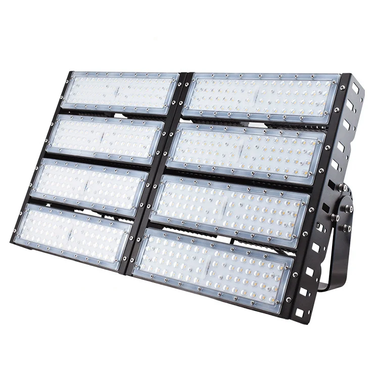 Outdoor ip65 Waterproof Aluminum Energy Saving Smd 300w 400w 500W 600W Module Tunnel Stadium led Flood Light High Mast Light