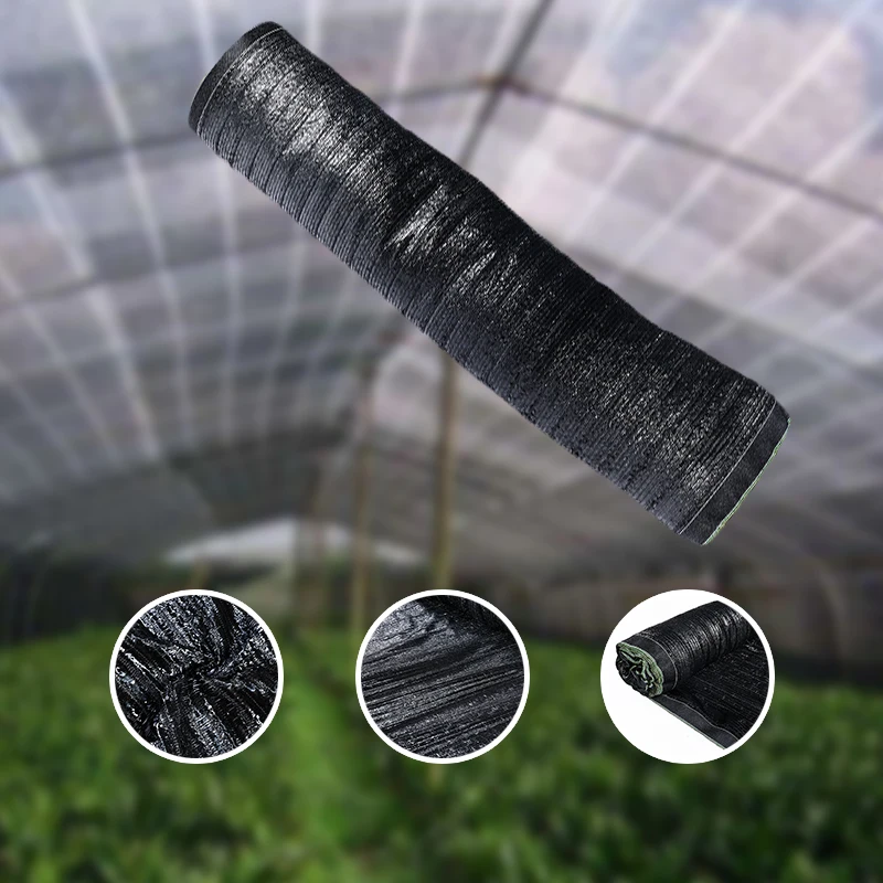 Plastic Net Mesh For Shade Hdpe Knitted 40% 50% 80% 95% Black Beige Agricultural Green Shade Net / Sun Shade Net