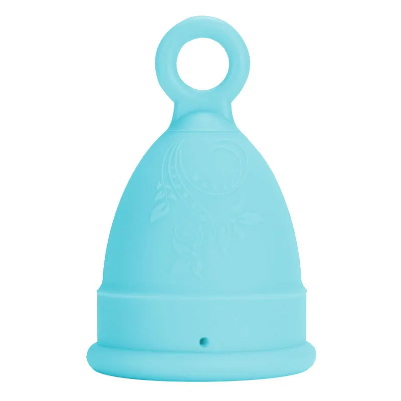 Free sample Private customized Silicone Menstrual Cup Colorful Reusable Period Cup
