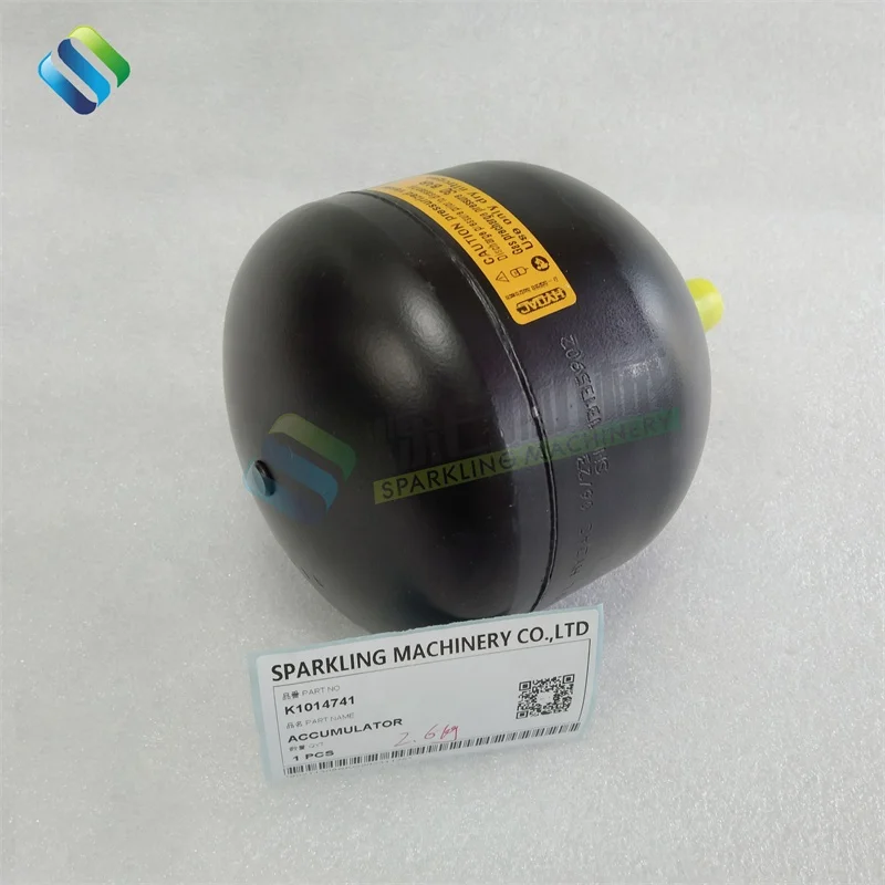 SKGM K1014741 DL160 DL220-3 Excavator Spare Parts Accumulator K1014741