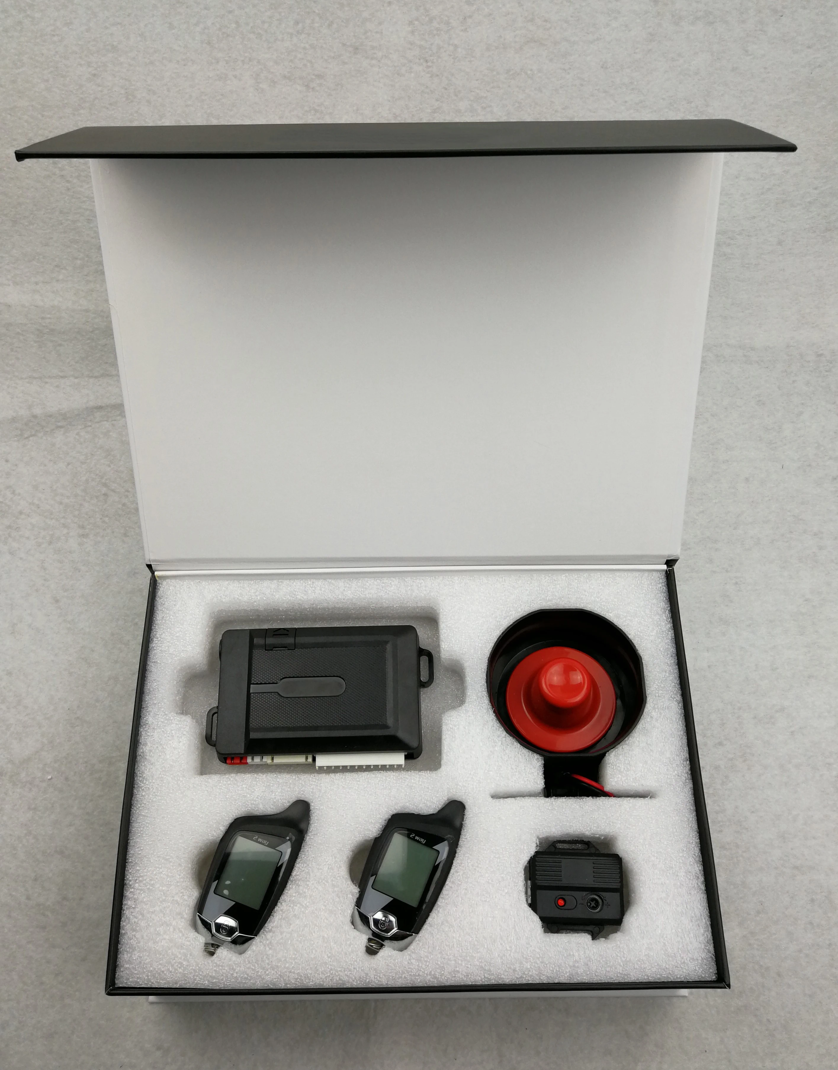 Auto Car Universal Alarm Security System Remote Start 2 Way Can Bus Car Alarm DC 12V Universal Start Engine Kit Smart 100m~200m