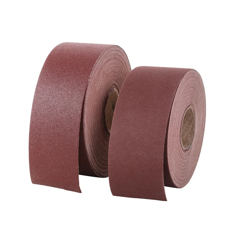High Quality Emery Cloth Abrasive Sanding cloth Belt Sticky Back Sand Paper Roll  For Grinding And Polishing