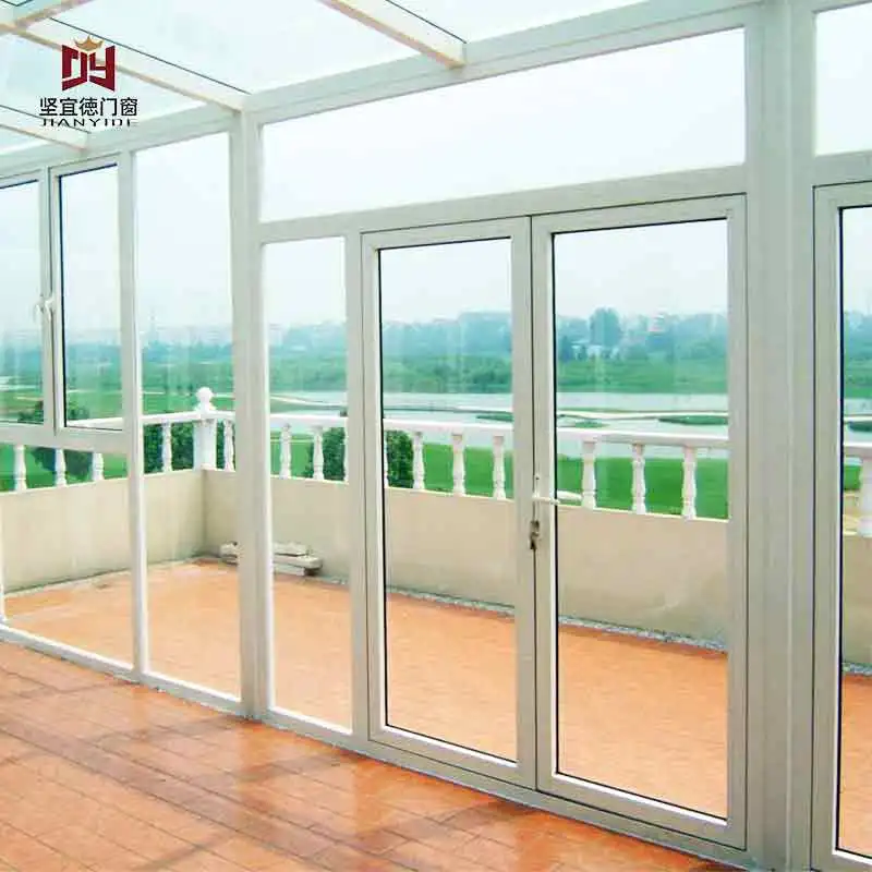 Высокое качество водонепроницаемый UPVC Створки двери ванной комнаты ПВХ створчатая дверь