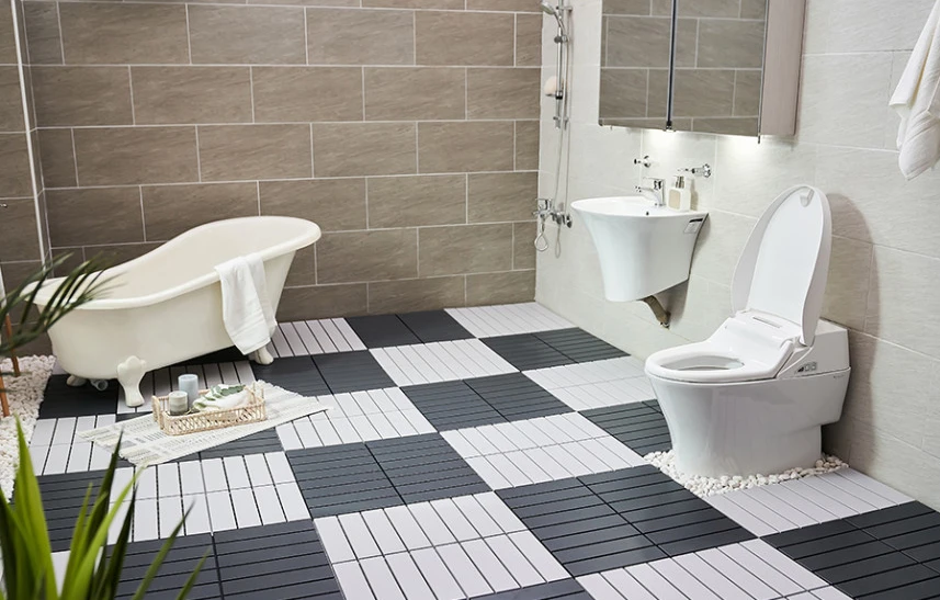 100% new raw material made boat flooring decking wpc deck tiles flooring