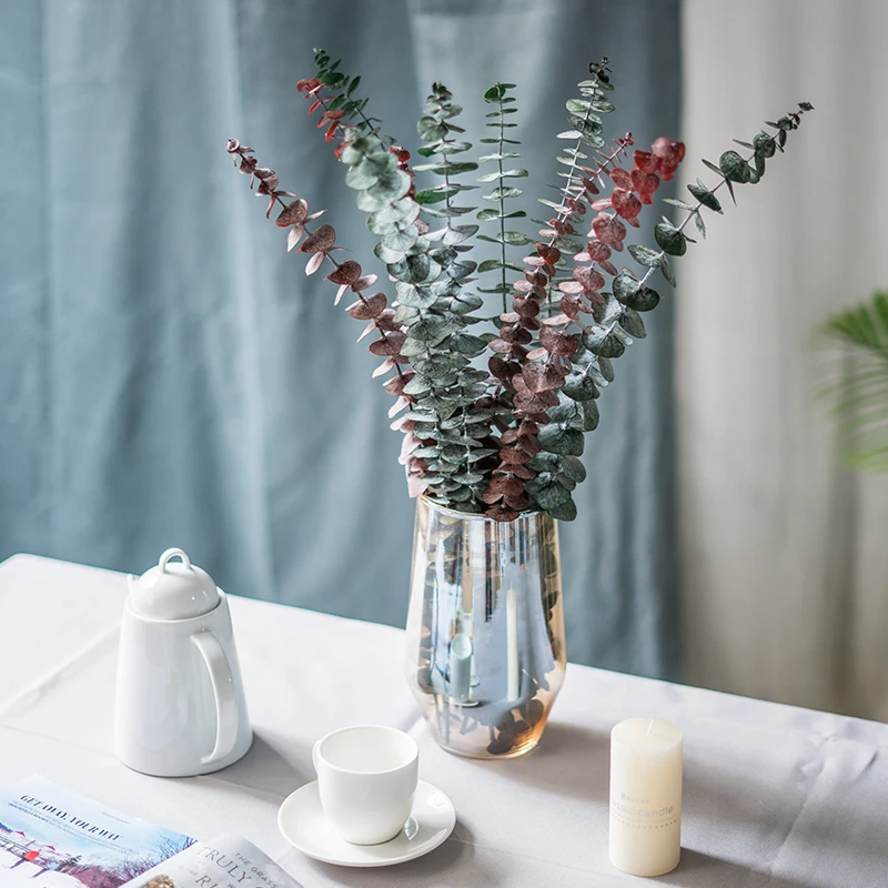Shopping website top sell natural preserved flowers green eucalyptus for home decor
