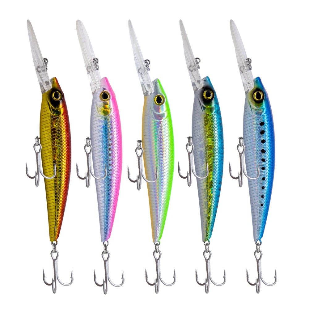 HONOREAL OEM 100MM 85MM 3D Realistic Eyes Long Cast Lifelike Floating Hard Fishing Lure