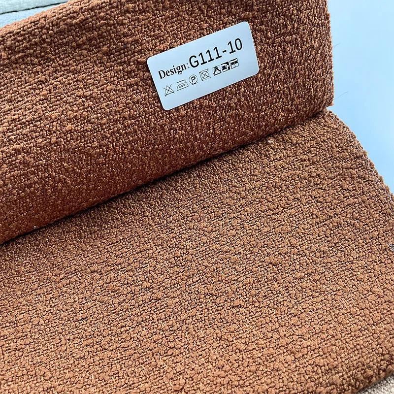 Free Sample 420gsm Upholstery Sofa Fabrics boucle fabric upholstery Textile For Sofas And Furniture