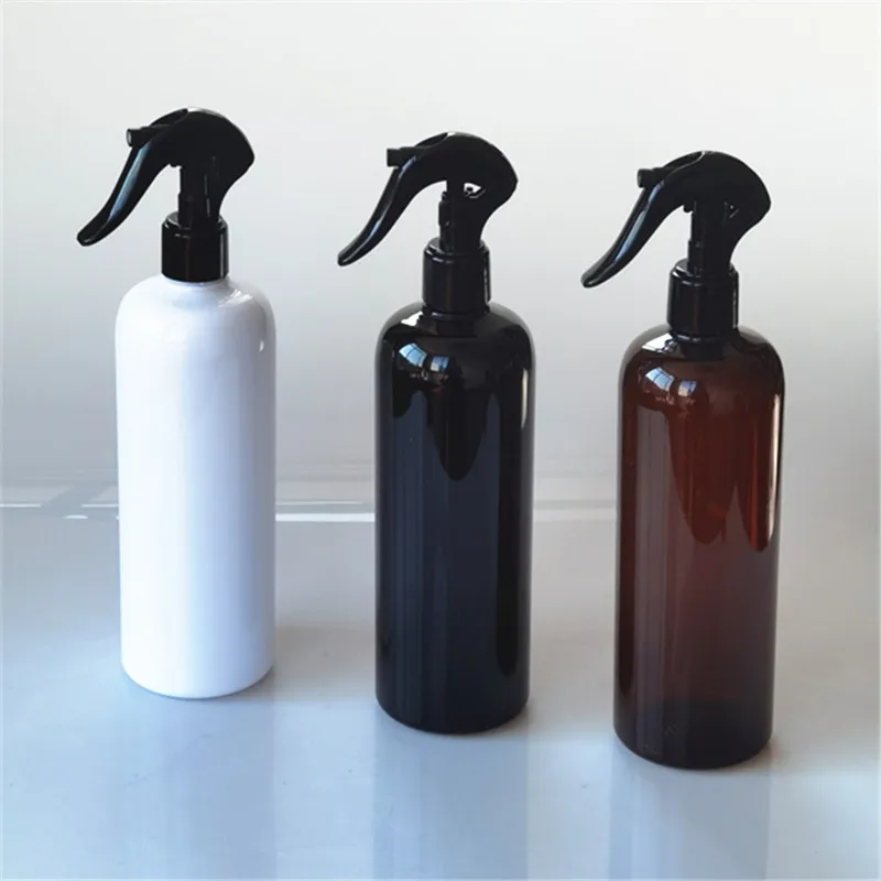 Custom PET Plastic Trigger Spray Mist Bottles. 100/200/250/300/500 ml Plastic PET mist fine bottle With Black Trigger Spray Cap