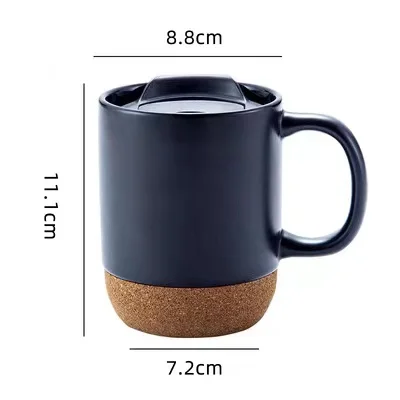 custom wholesale high quality handmade digital printed ceramic glazed enamel pipe mug warmer cappuccino coffee tea mug with lid