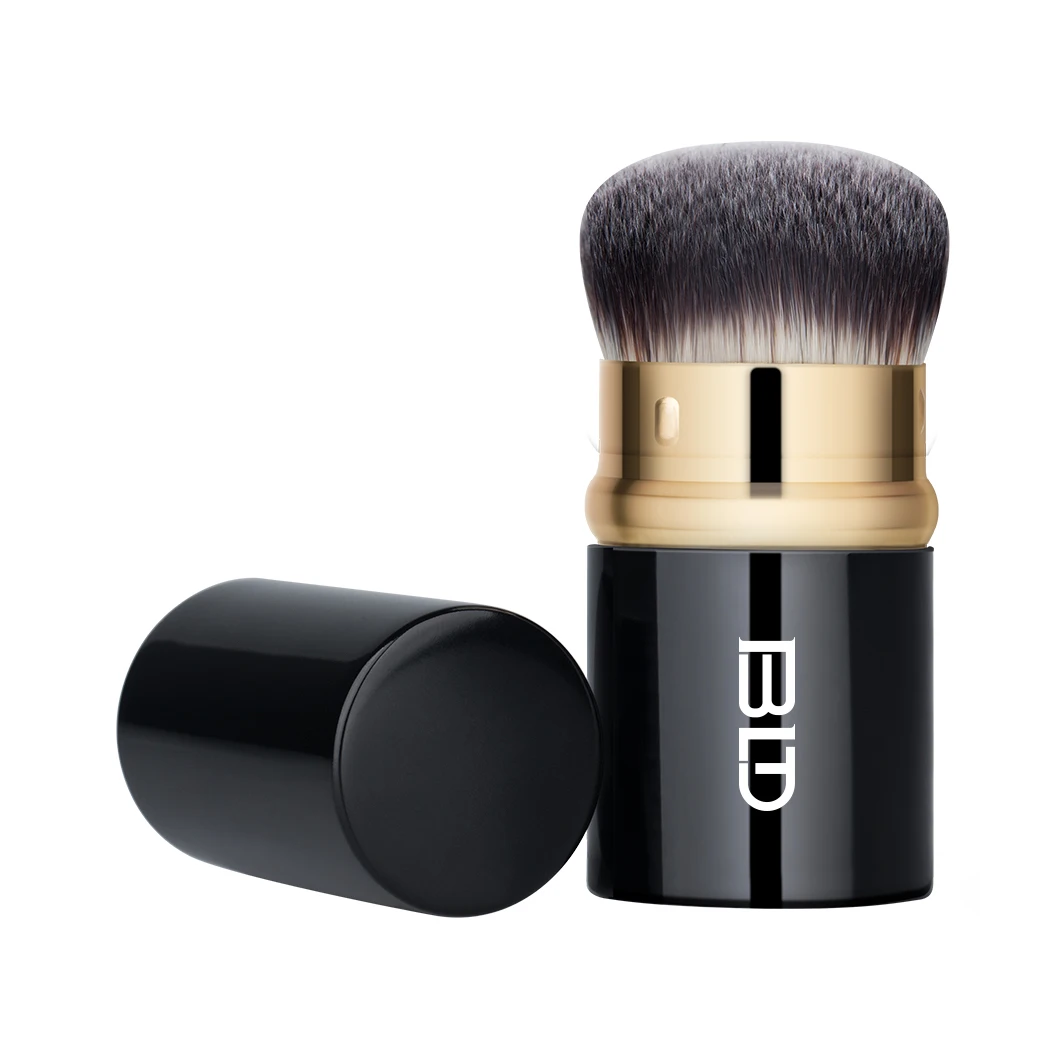 Портативная щетка с крышкой для крема для основы или пудры-выдвижная щетка Kabuki BLD